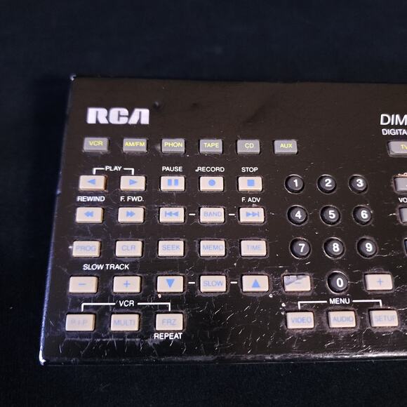 Vintage RCA Dimensia Digital TV Control Classic Remote Control Transmitter READ - Picture 3 of 6